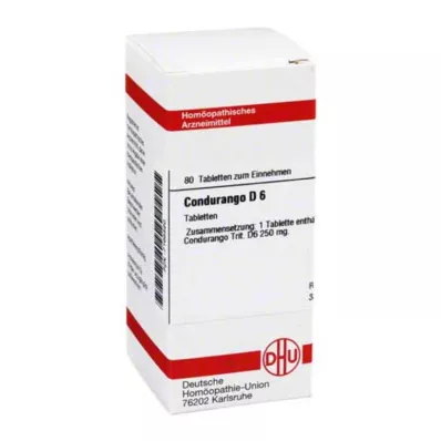 CONDURANGO D 6 tablet, 80 kos CONDURANGO D 6 tablet, 80 kos