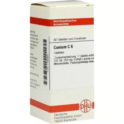 CONIUM C 6 tablet, 80 kos CONIUM C 6 tablet, 80 kos