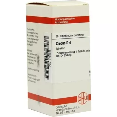CROCUS D 4 tablete, 80 kos CROCUS D 4 tablete, 80 kos