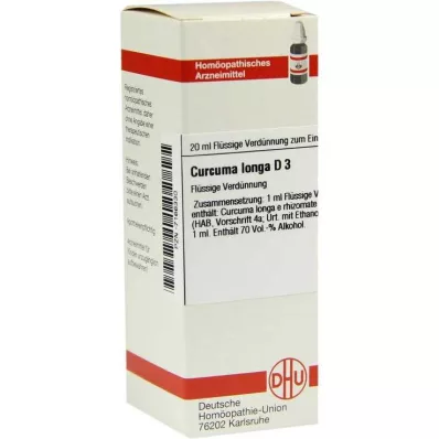 CURCUMA LONGA D 3 Razredčitev, 20 ml