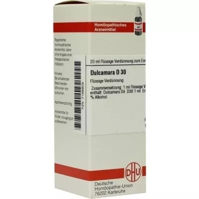 DULCAMARA D 30 Razredčitev, 20 ml