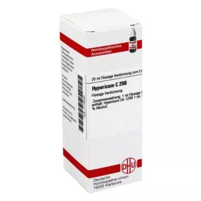 HYPERICUM Razredčitev C 200, 20 ml HYPERICUM Razredčitev C 200, 20 ml