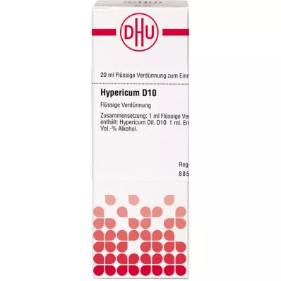 HYPERICUM D 10 razredčitev, 20 ml