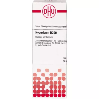 HYPERICUM D 200 razredčitev, 20 ml HYPERICUM D 200 razredčitev, 20 ml