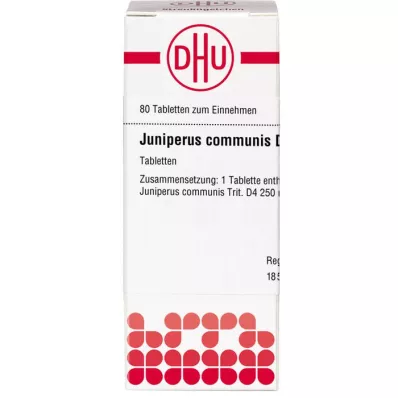 JUNIPERUS COMMUNIS D 4 tablete, 80 kos JUNIPERUS COMMUNIS D 4 tablete, 80 kos