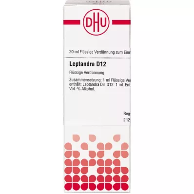 LEPTANDRA D 12 Razredčitev, 20 ml LEPTANDRA D 12 Razredčitev, 20 ml