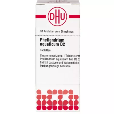 PHELLANDRIUM AQUATICUM D 2 tableti, 80 kos PHELLANDRIUM AQUATICUM D 2 tableti, 80 kos