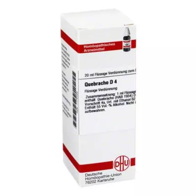 QUEBRACHO D 4 Razredčitev, 20 ml QUEBRACHO D 4 Razredčitev, 20 ml