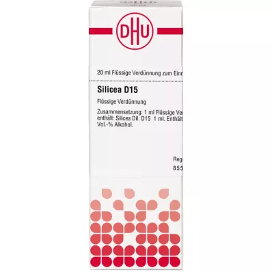 SILICEA D 15 Razredčitev, 20 ml