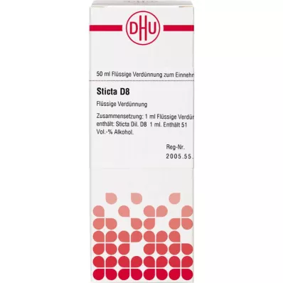 STICTA D 8 Razredčitev, 50 ml