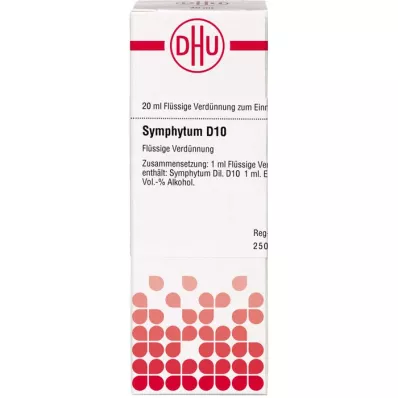 SYMPHYTUM D 10 Razredčitev, 20 ml