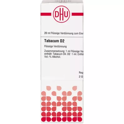 TABACUM D 2 Razredčitev, 20 ml TABACUM D 2 Razredčitev, 20 ml