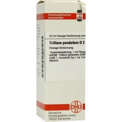 TRILLIUM PENDULUM D 2 Razredčitev, 20 ml