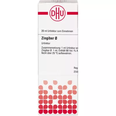 ZINGIBER Matična tinktura, 20 ml ZINGIBER Matična tinktura, 20 ml