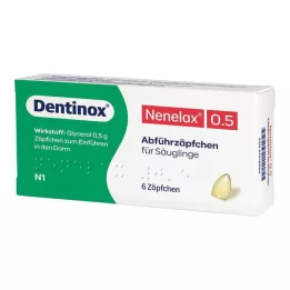 NENE LAX 0,5 svečke za dojenčke, 6 kosov