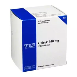 CALCET 950 mg filmsko obložene tablete, 200 kos