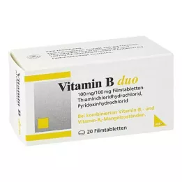VITAMIN B DUO filmsko obložene tablete, 20 kom