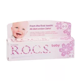ROCS Baby zobna pasta z okusom limete, 45 g