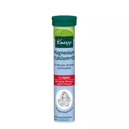 KNEIPP Magnezij+kalcij šumeče tablete, 20 kos