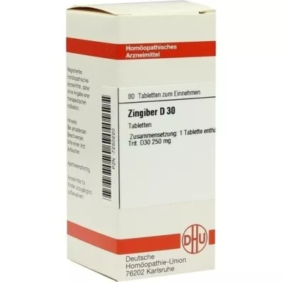 ZINGIBER D 30 tablet, 80 kos ZINGIBER D 30 tablet, 80 kos