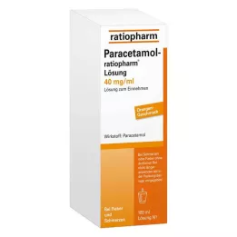 PARACETAMOL-ratiopharm raztopina, 100 ml