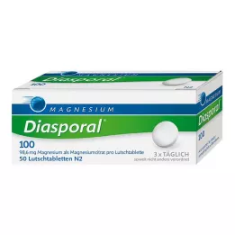 MAGNESIUM DIASPORAL 100 pastil, 50 kos