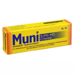 MUNI 0,5 % HC Krema, 5 g