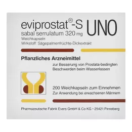 EVIPROSTAT-S sabal serrulatum 320 uno kapsul, 200 kos