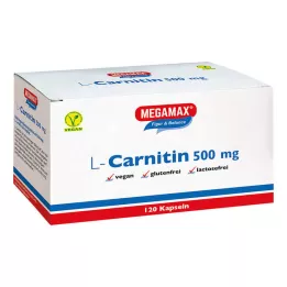 L-CARNITIN 500 mg Megamax kapsule, 120 kos