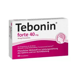 TEBONIN forte 40 mg filmsko obložene tablete, 60 kos