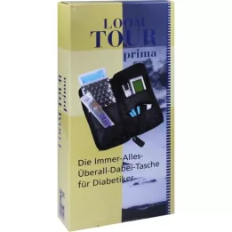 LOOM Tour prima Diab.torba črn najlon, 1 kos