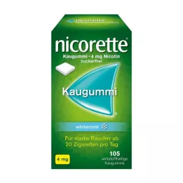 NICORETTE Žvečilni gumi 4 mg whitemint, 105 kos
