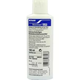 SKINMAN mehka žepna steklenička za razkuževanje rok, 100 ml
