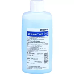 SKINMAN mehka plastenka za razkuževanje rok, 500 ml