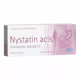 NYSTATIN acis filmsko obložene tablete, 20 kom