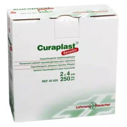 CURAPLAST Inj.-Pflaster sensitive 2x4 cm, 250 kos