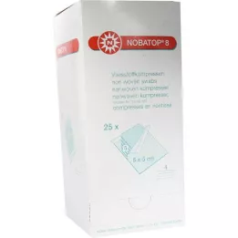 NOBATOP 8 kompres 5x5 cm sterilne, 25X5 kom