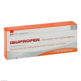 IBUPROFEN Hemopharm 400 mg filmsko obložene tablete, 20 kos