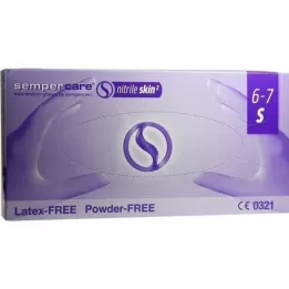 SEMPERCARE Nitril skin2 U.handsch.powderfr.vel. S, 200 kosov