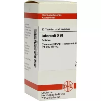 JABORANDI D 30 tablet, 80 kos JABORANDI D 30 tablet, 80 kos