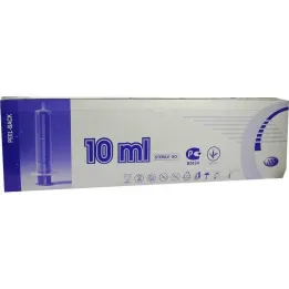 Brizge 10 ml Luer, 2 dela, 100 kosov