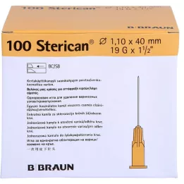 STERICAN Kanile 19 Gx1 1/2 1,1x40 mm SB, 100 kos