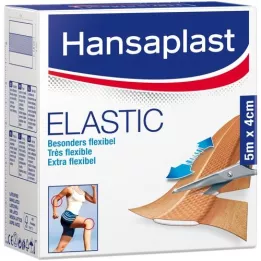HANSAPLAST Elastični obliž 4 cmx5 m, 1 kos