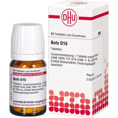 BUFO D 15 tablet, 80 kos BUFO D 15 tablet, 80 kos