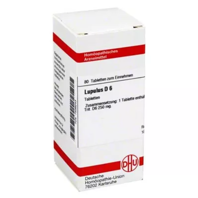 LUPULUS D 6 tablet, 80 kos