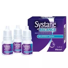 SYSTANE BALANCE Mazilne kapljice za oči, 3X10 ml