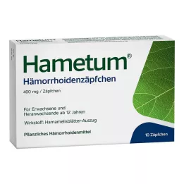 HAMETUM Svečke za hemoroide, 10 kos