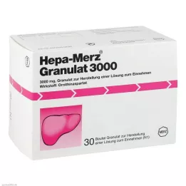 HEPA MERZ Granule 3.000 vrečk, 30 kom