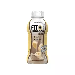 FIT+FEELGOOD Dietni šejk Čokolada-banana, pripravljen za uporabo, 312 ml