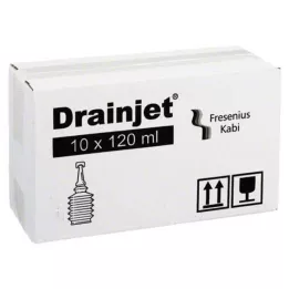FREKA DRAINJET Fiziološka raztopina 0,9% ISO, 10X120 ml